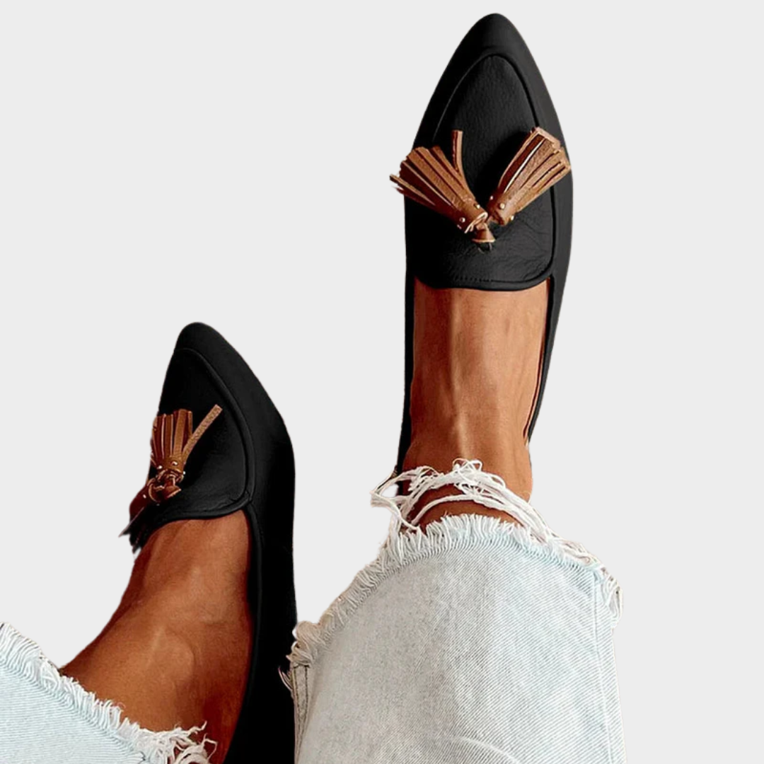 Vesperia | Mocassins Élégants Frangés