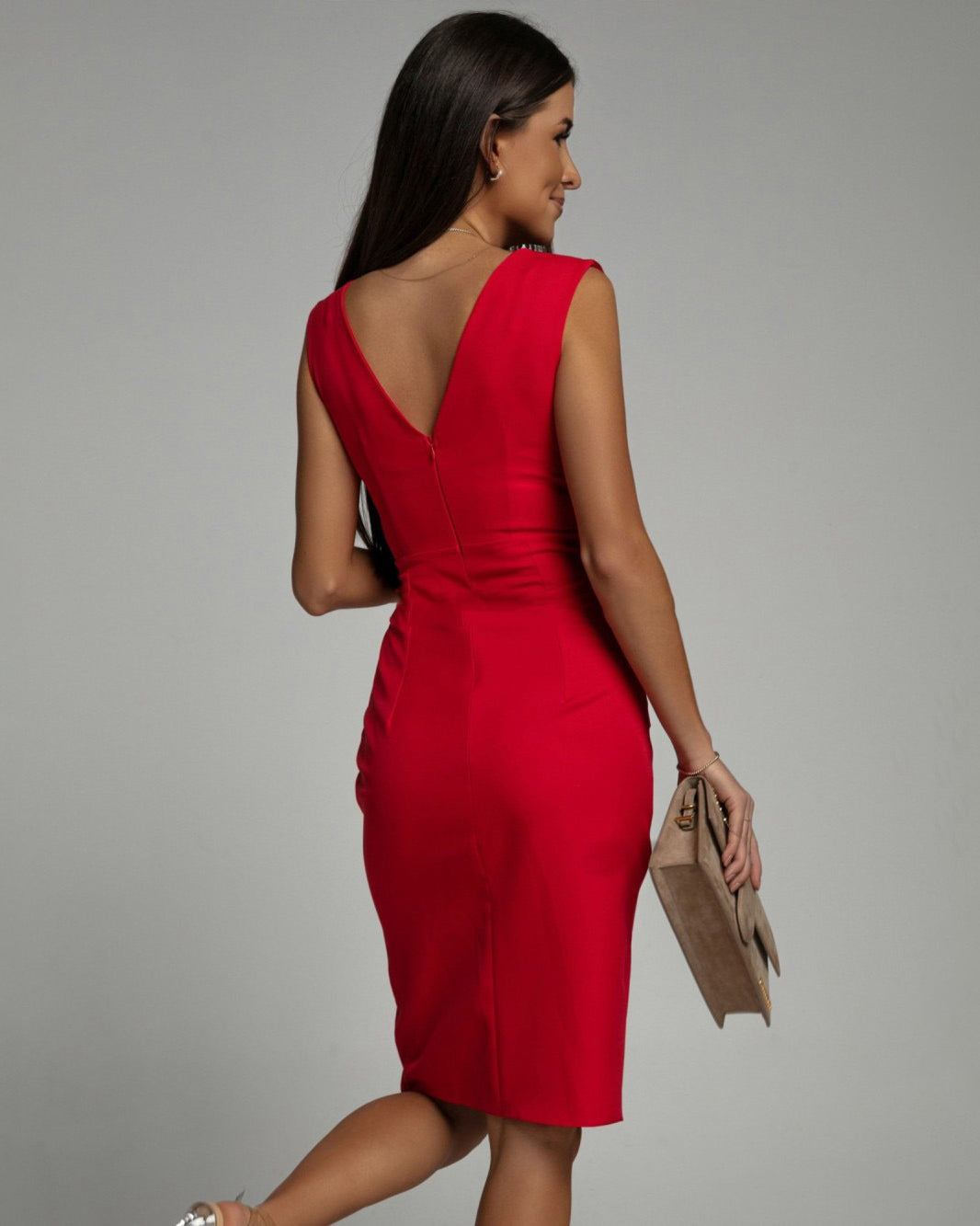 Adrienne™ — Robe élégante et drapée à silhouette sculptante