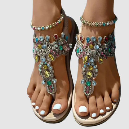 Léa | Sandales Élégantes Strass