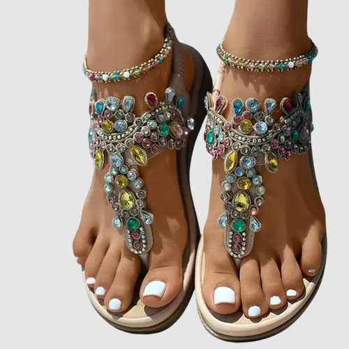 Léa | Sandales Élégantes Strass