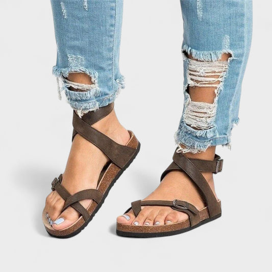 Leonora | Sandales en Cuir Chic
