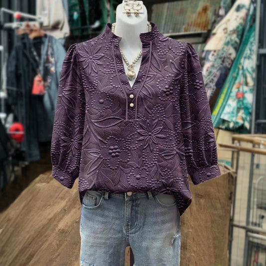 Chemisier à imprimé floral vintage