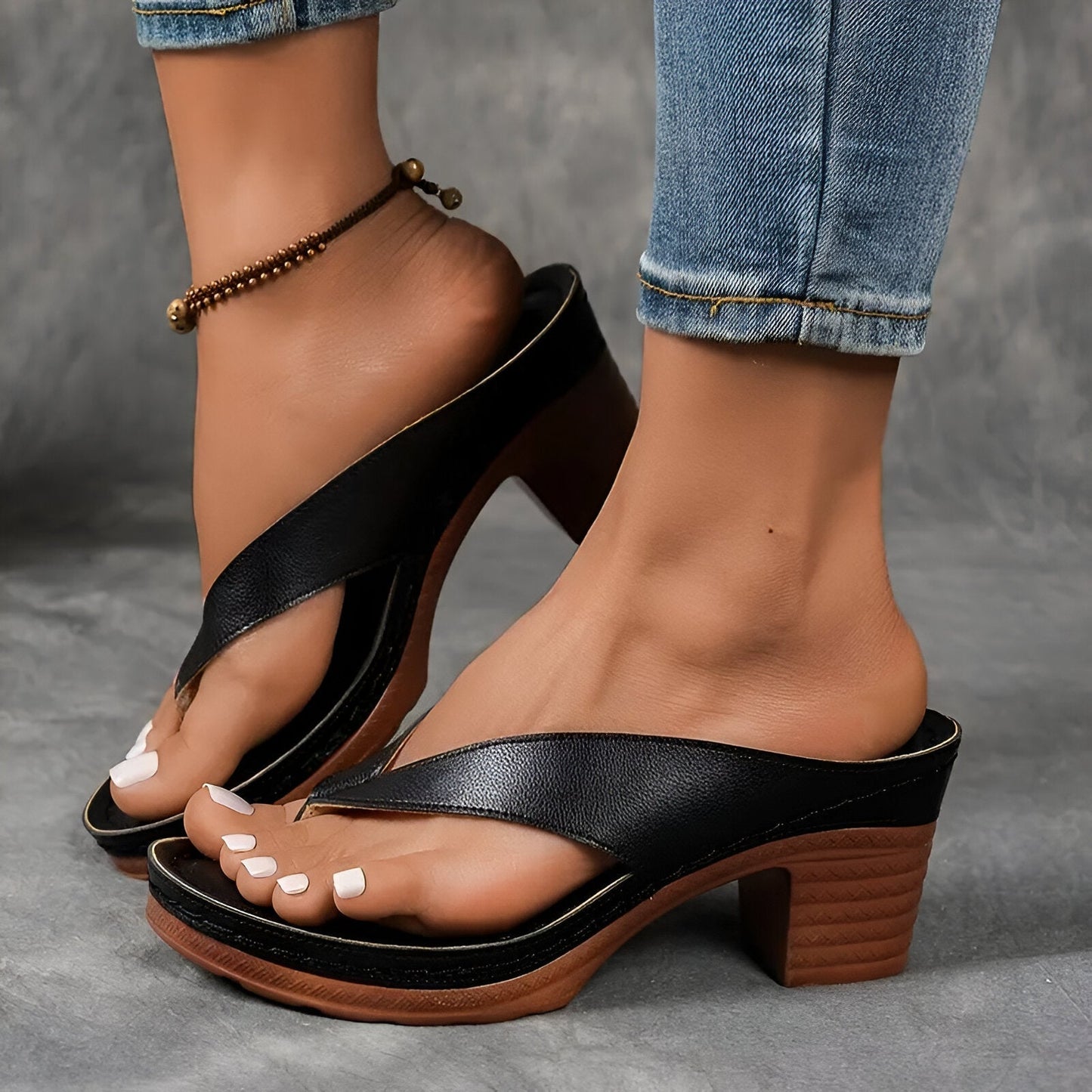 Genève | Mule Chic à Talon Haut