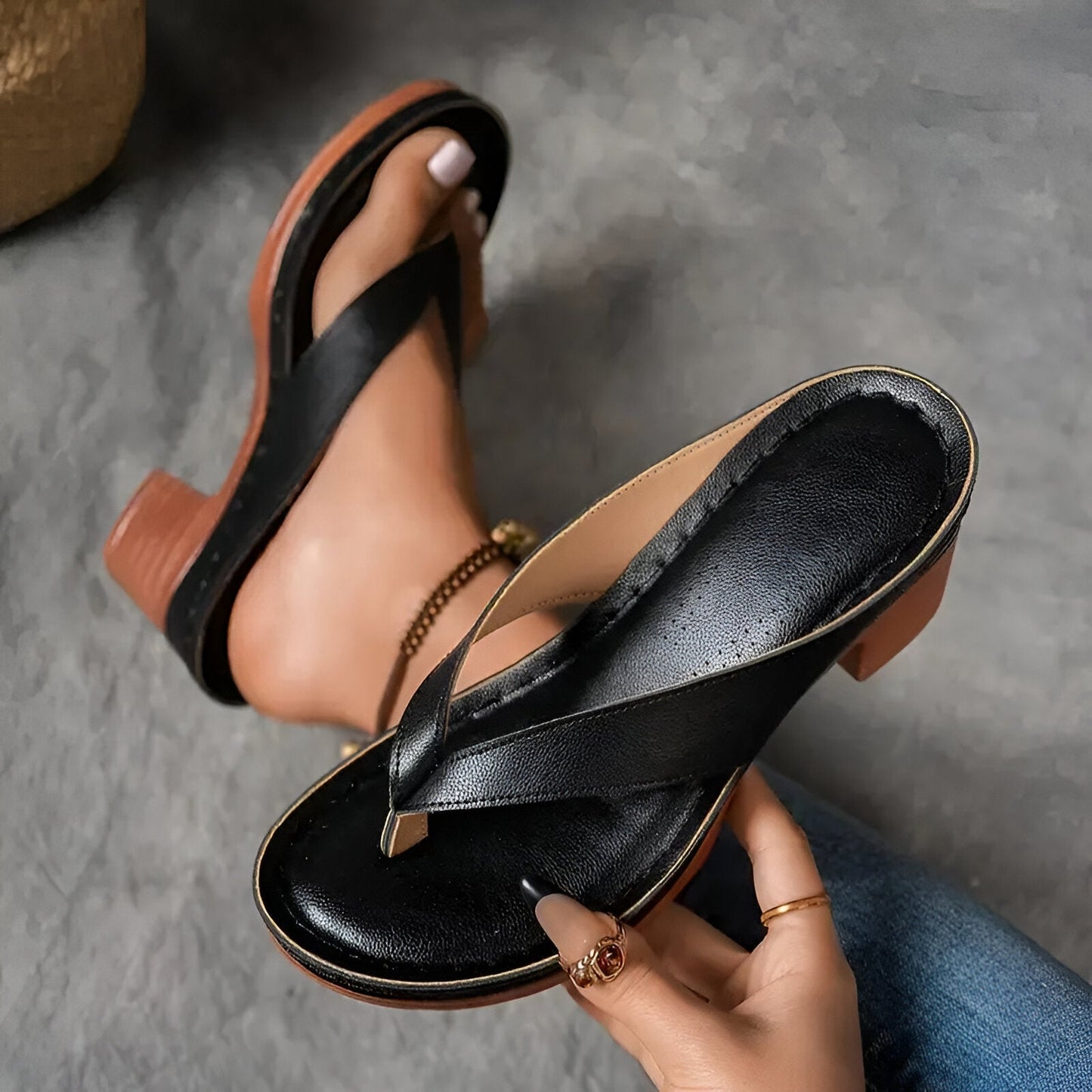 Genève | Mule Chic à Talon Haut