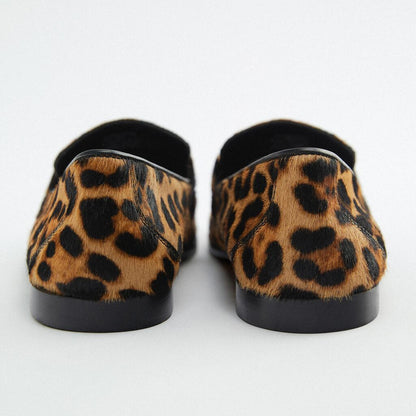 Adrianna | Mocassins Léopard Élégants