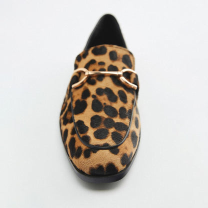 Adrianna | Mocassins Léopard Élégants