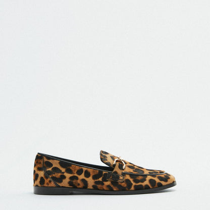 Adrianna | Mocassins Léopard Élégants