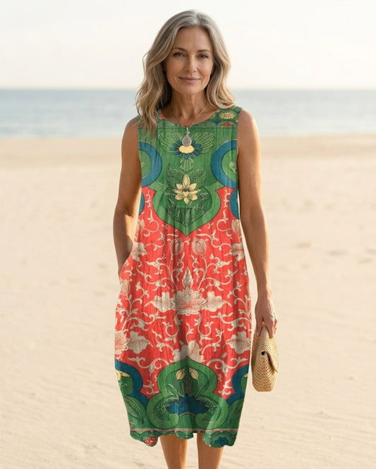 Vera | Robe midi bohème