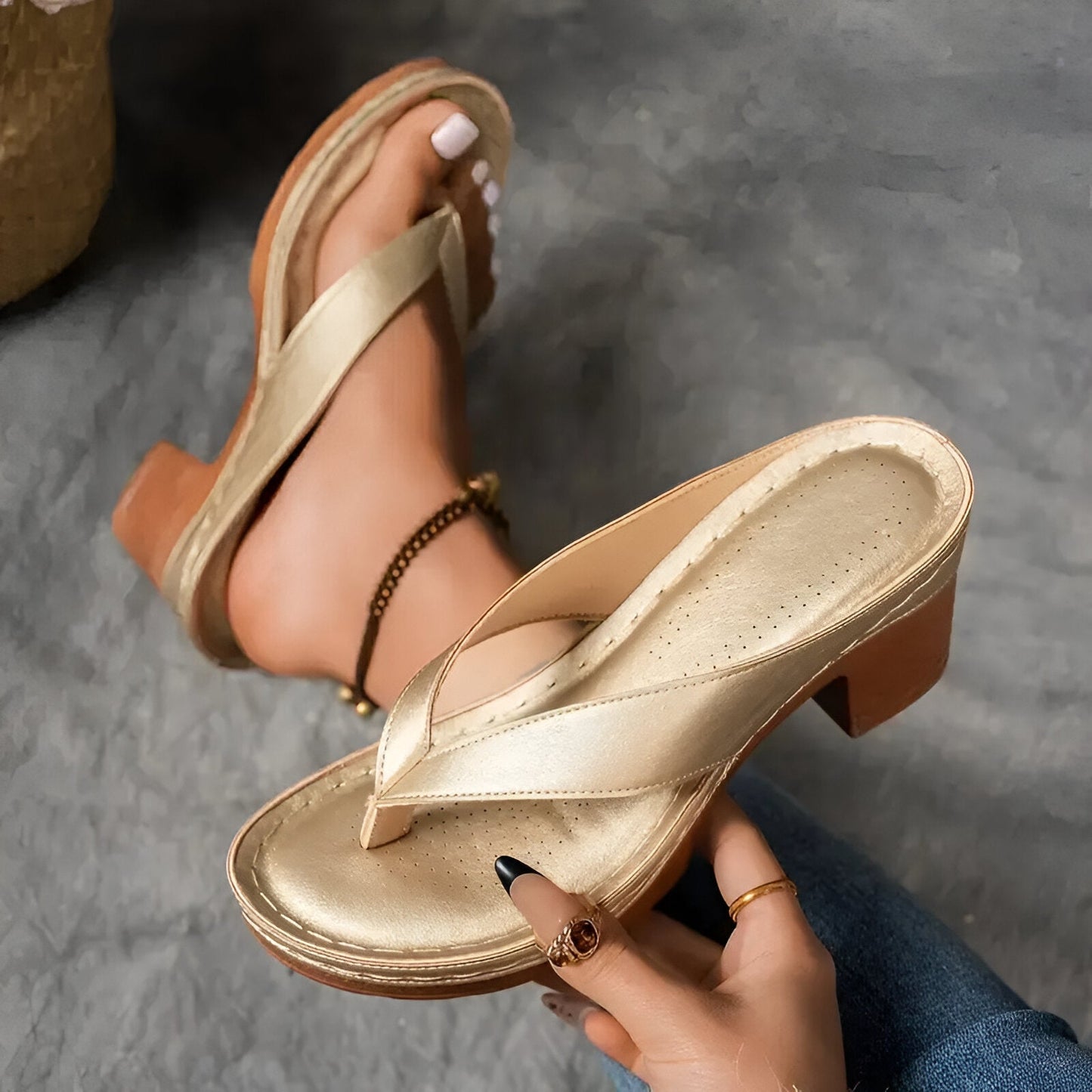 Genève | Mule Chic à Talon Haut